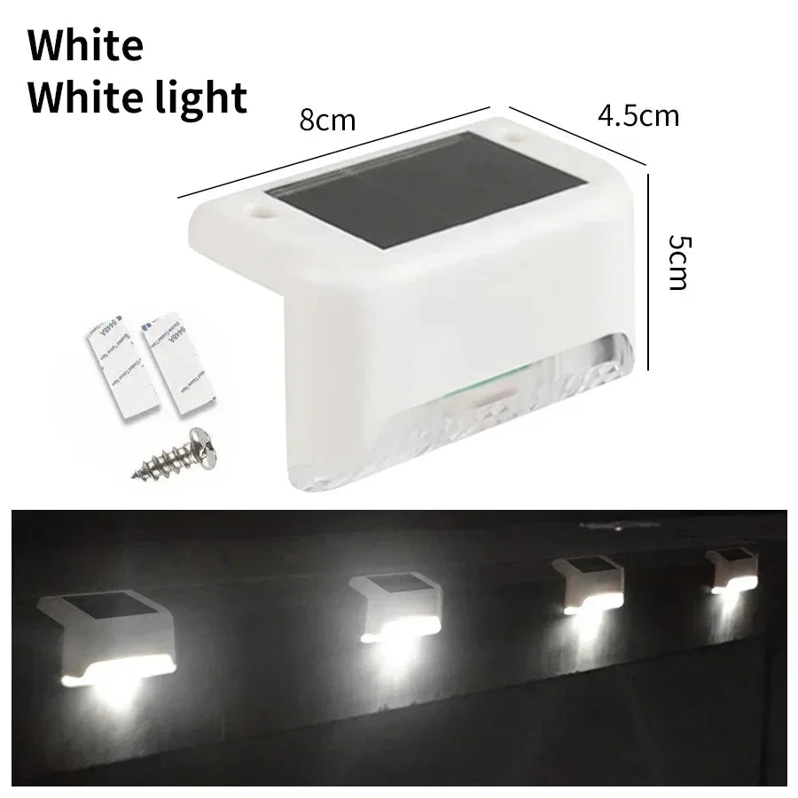 Outdoor Waterproof LED Solar Deck Lights - Ambient Path & Step Decor