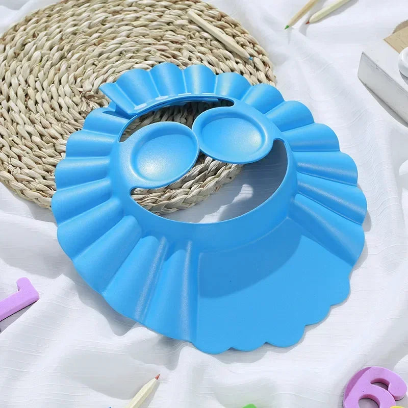 Adjustable Baby Shampoo Hat - Waterproof Eye & Ear Protection