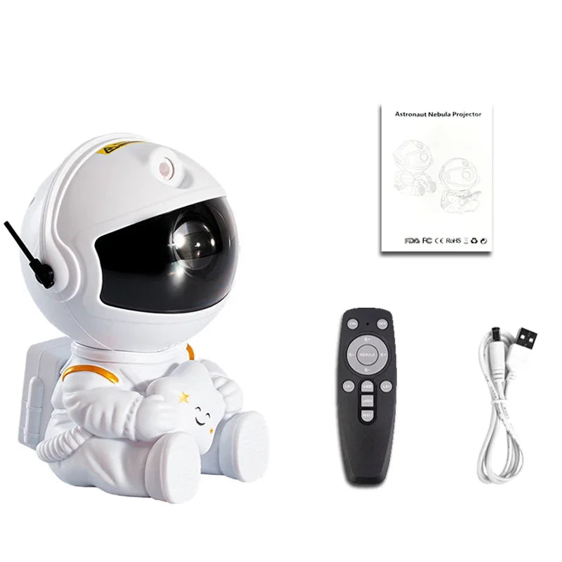 Astronaut Galaxy Projector - Stars, Nebula & Water Ripple LED Night Ligh