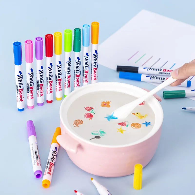 Magical Water Painting Pen Set with Spoon (Kids Floating Art Kit)