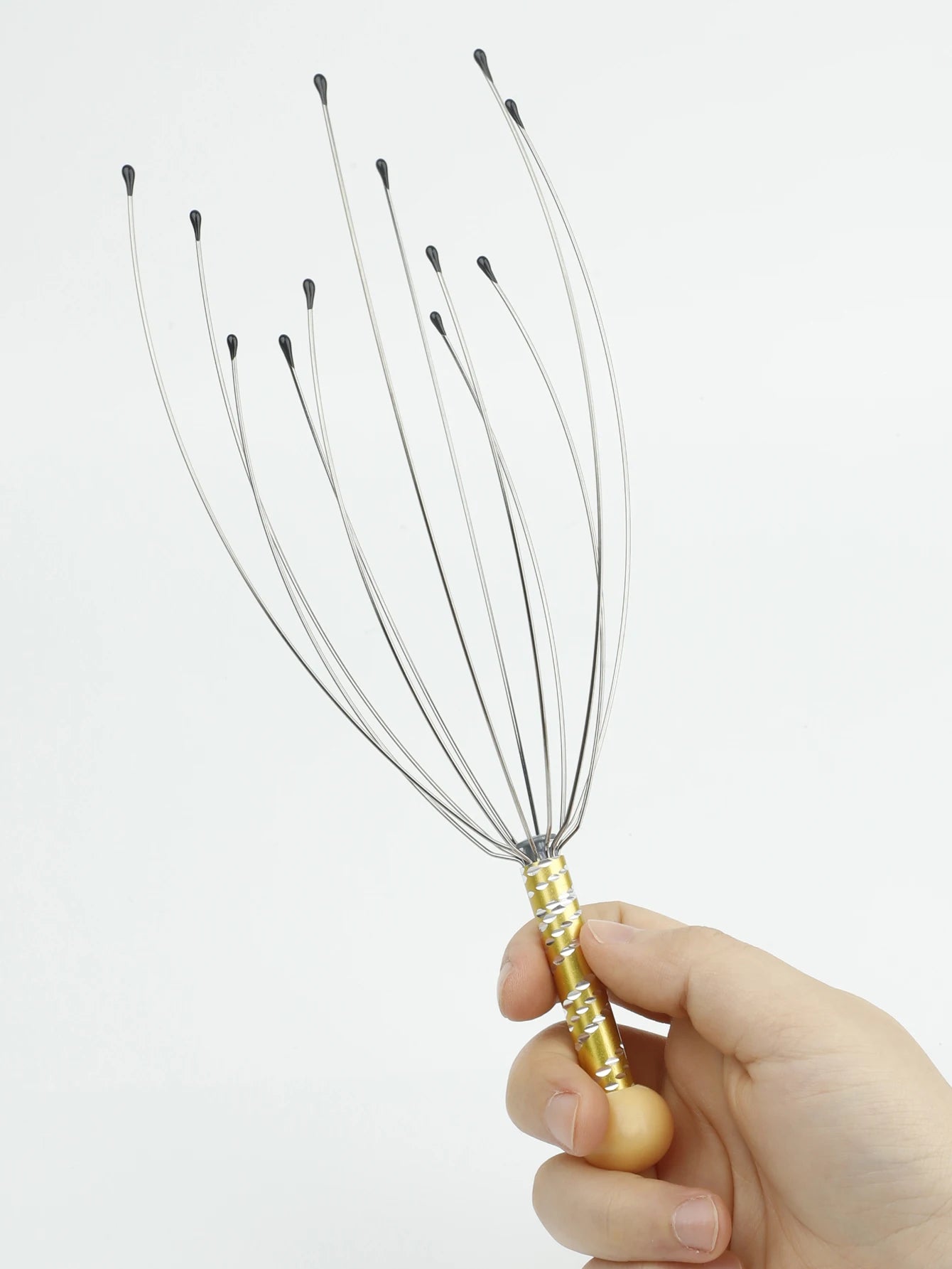 Octopus Head Massager & Scalp Scratcher (Stainless Steel)