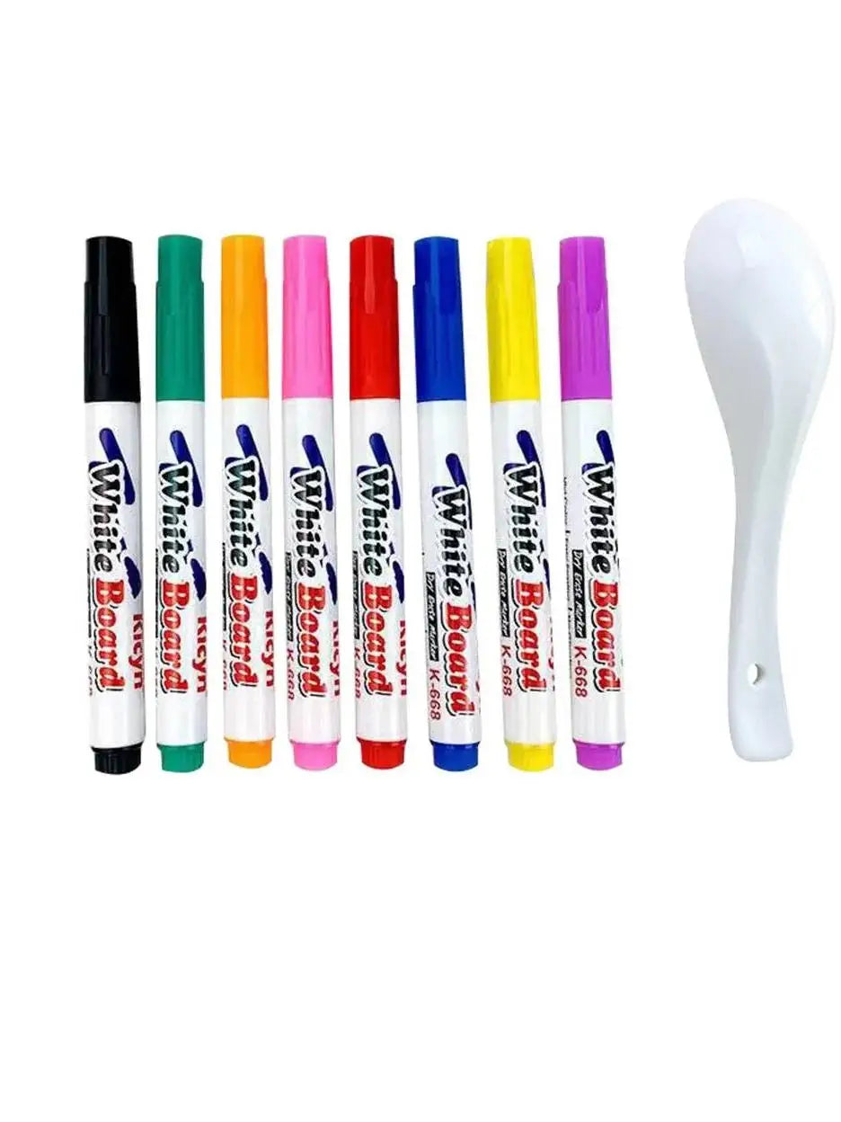 Magical Water Painting Pen Set with Spoon (Kids Floating Art Kit)