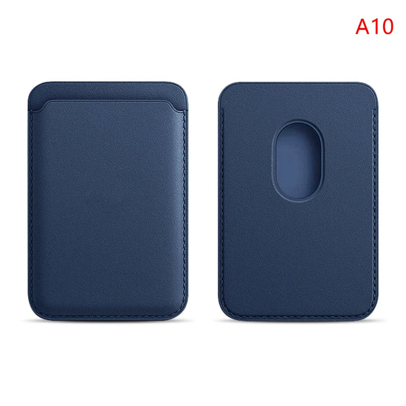 Phone Leather Magsafe Case with Magnetic Card Holder for IPhone
