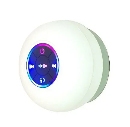 Waterproof Bluetooth Shower Speaker with Mic & Suction Cup
