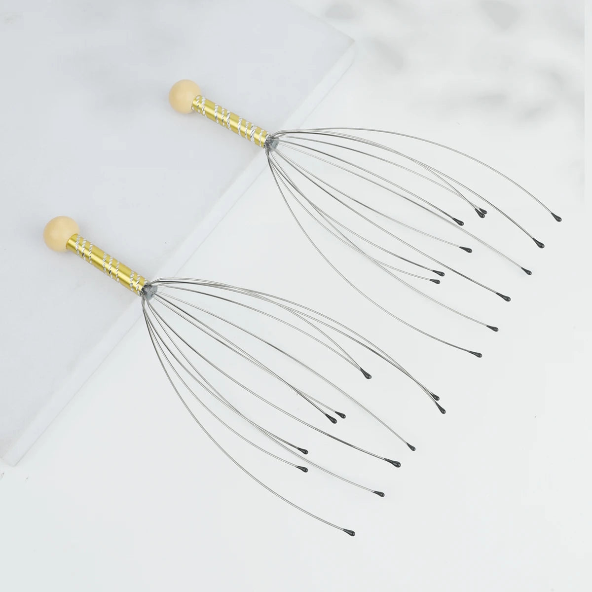 Octopus Head Massager & Scalp Scratcher (Stainless Steel)