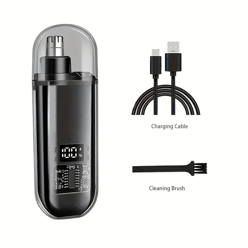 Waterproof Electric Nose & Ear Trimmer for Men (USB Rechargeable)