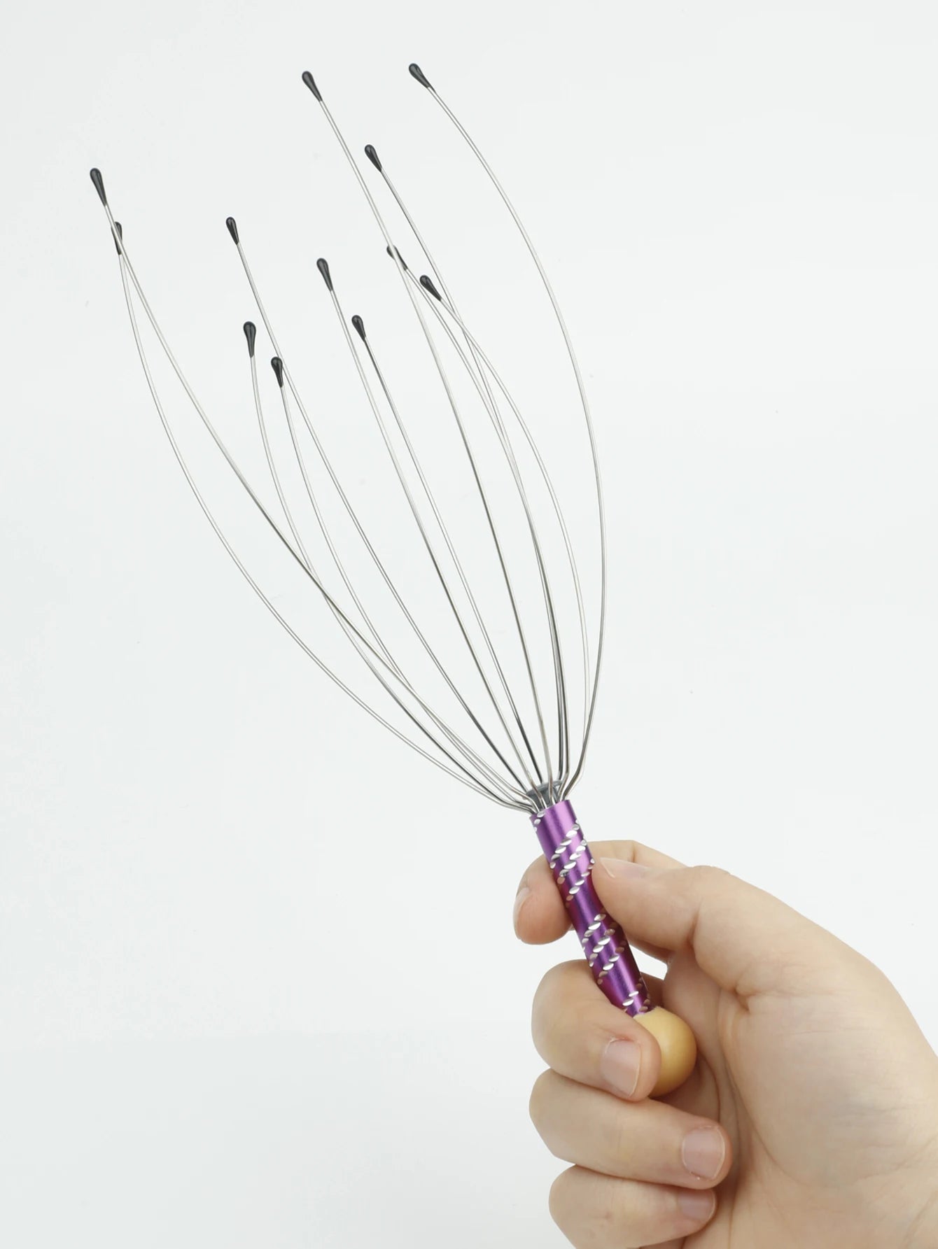 Octopus Head Massager & Scalp Scratcher (Stainless Steel)