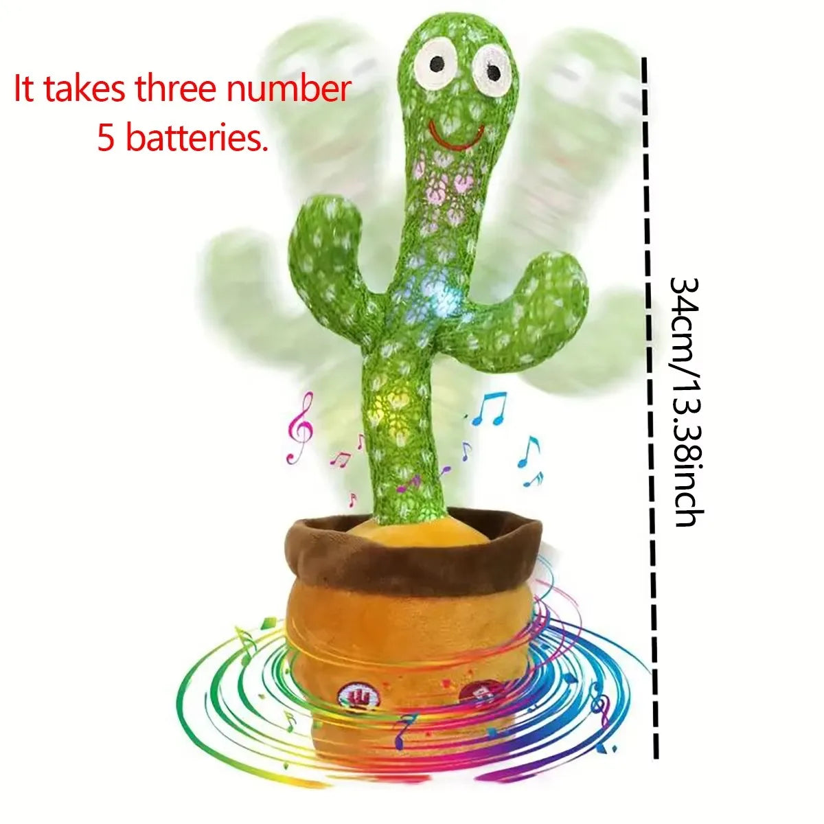 Interactive Dancing & Mimicking Cactus Toy (Perfect Kid's Gift)