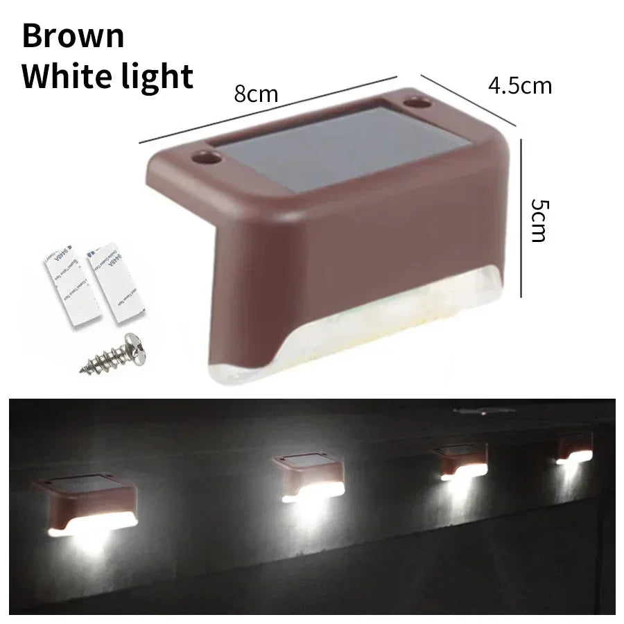 Outdoor Waterproof LED Solar Deck Lights - Ambient Path & Step Decor